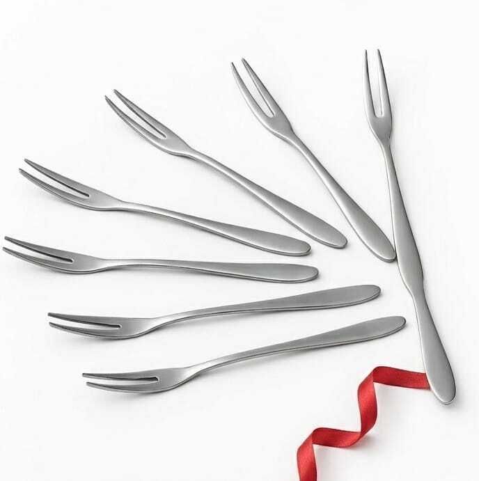 r j global Premium Fruit Fork Set of 12 Stainless Steel Dessert Fork, Fruit Fork Set-picture-12