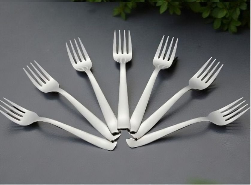 arscart Luxury Polished Stainless Steel Baby Fork Set-picture-31