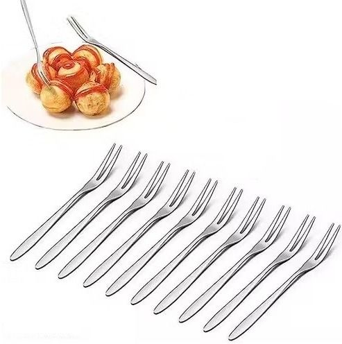 dinezaar Fruit Spoon Set Stainless Steel Serving Fork Set-picture-28