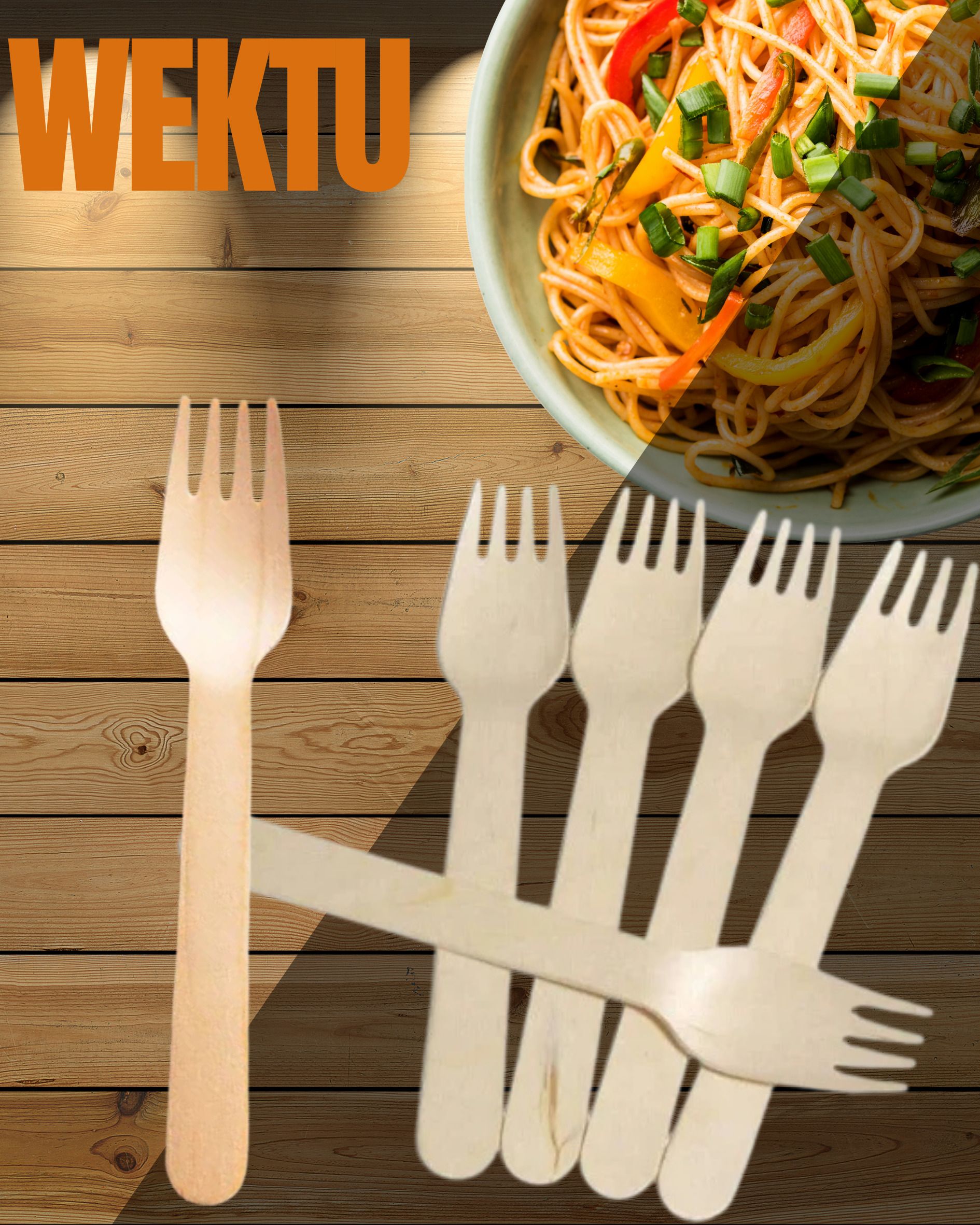 Generic Wooden Fork/Food Grade/Smooth Edge/100PC/08 Disposable Wooden Dinner Fork Set-image-47