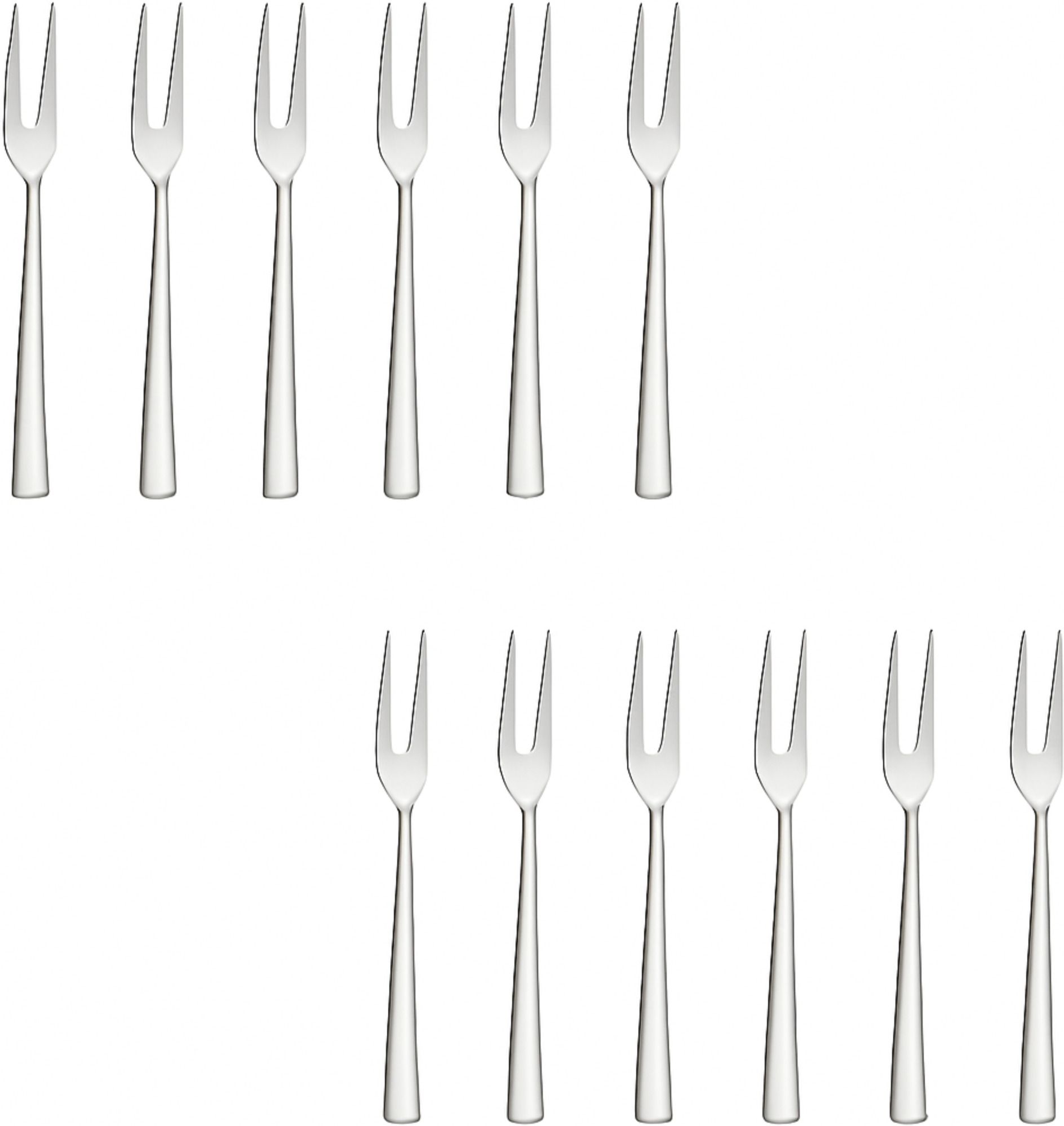 12 Pieces Fruit Forks for Home & Kitchen Stainless Steel Dessert Fork, Fruit Fork Set-image-10