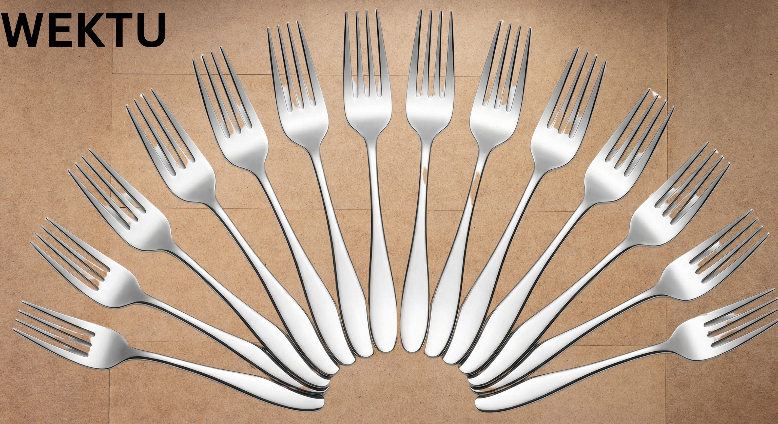 Premium Mirror Finish Stainless Steel Dinner Fork Set - Pack of 12/83 Stainless Steel Fruit Fork Set-image-47