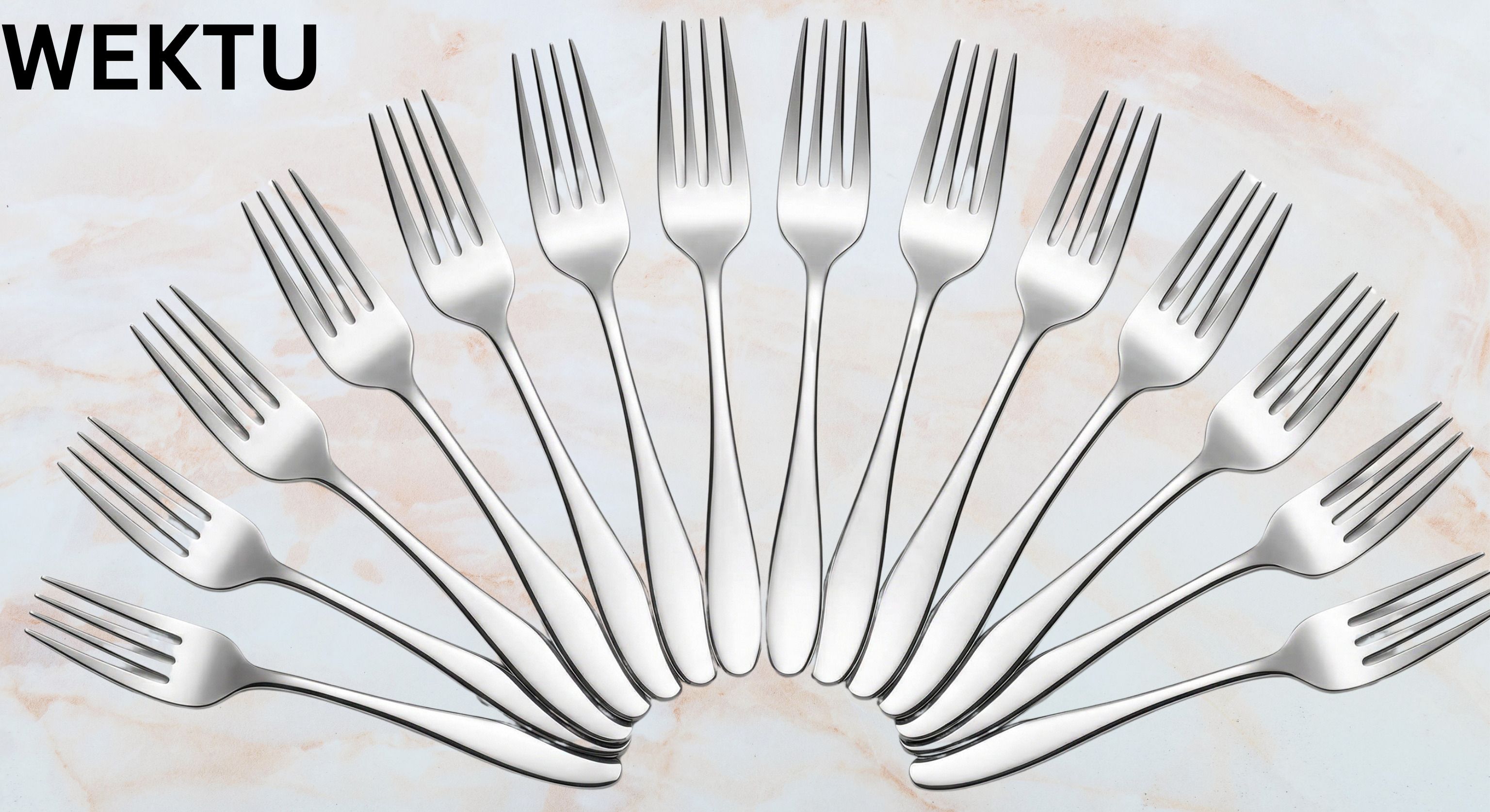 Premium Mirror Finish Stainless Steel Dinner Fork Set - Pack of 12/33 Stainless Steel Fruit Fork Set-image-48