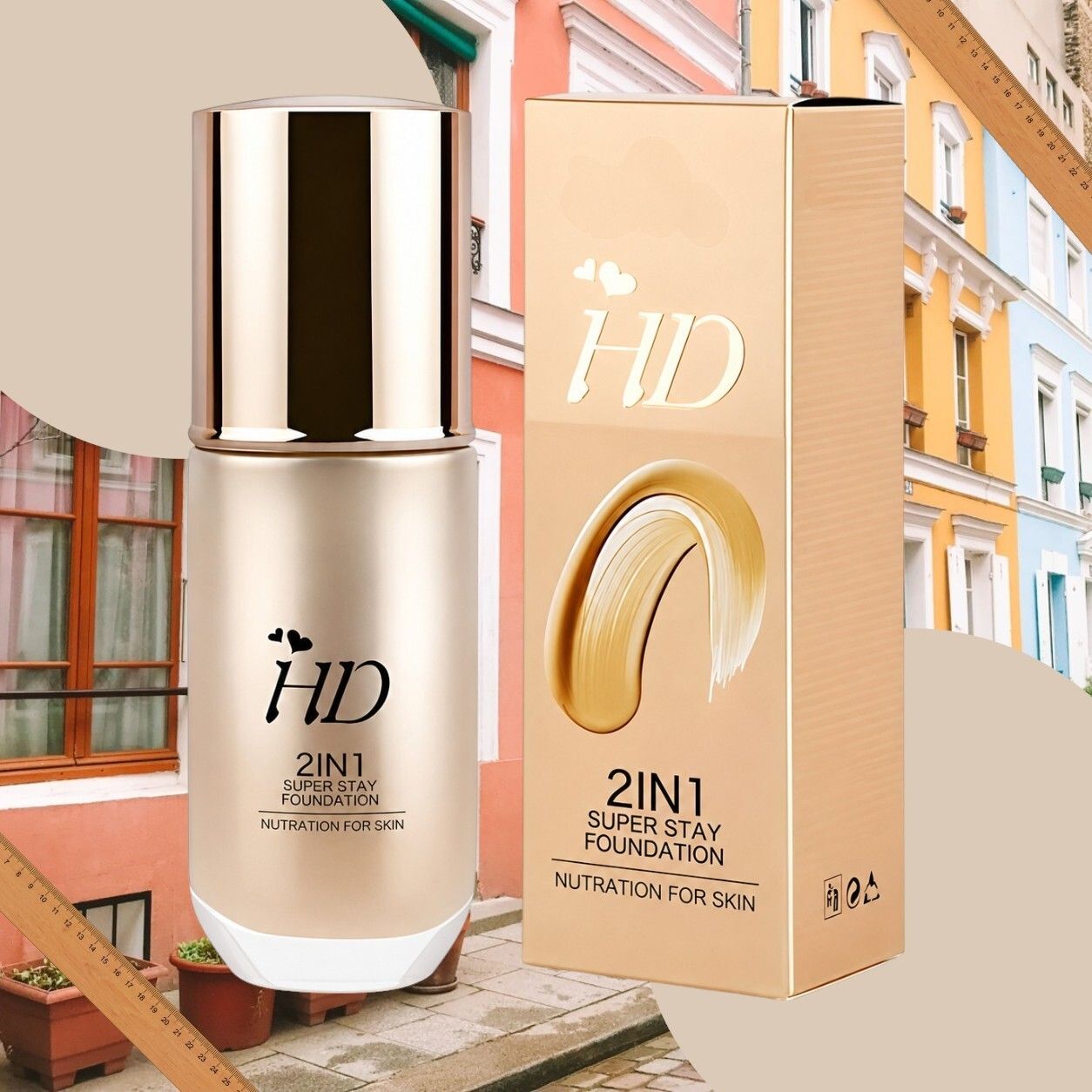 jehranlehran HD 2in1 Foundation | Natural Skin Perfection | Natural Matte Foundation-picture-45
