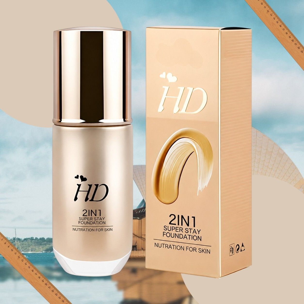 jehranlehran HD 2in1 Foundation | Natural Skin Perfection | Silky Finish Foundation-picture-19