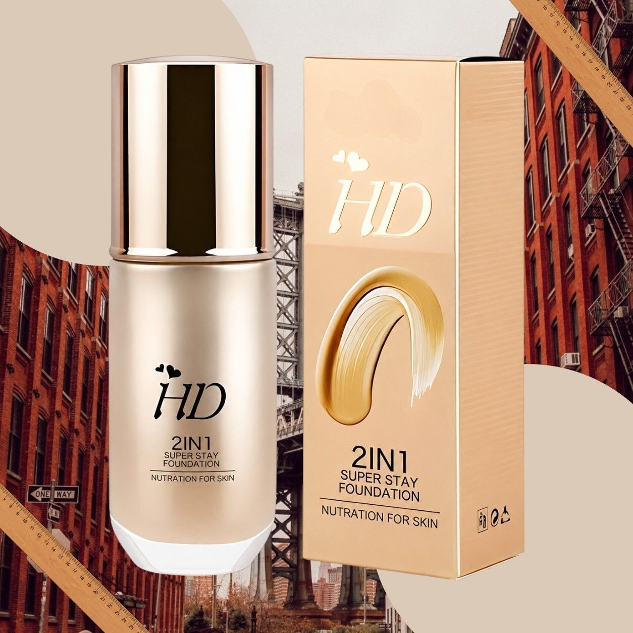 jehranlehran HD 2in1 Foundation | Natural Skin Perfection | Glow Touch Foundation-picture-37