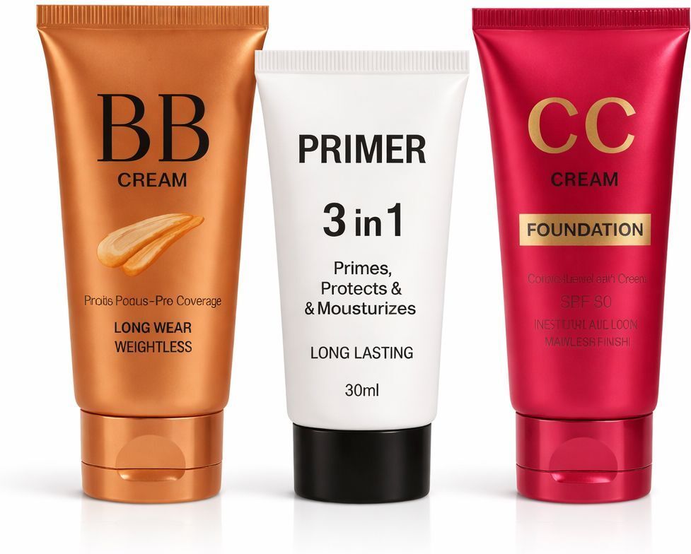 morviyan Foundation BB and CC Cream With Primer Base Face Combo Set For Women and Girls-picture-16