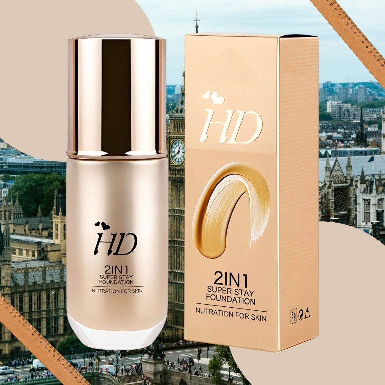 HD 2in1 Foundation | Natural Skin Perfection | Skin Fit Foundation-image-48