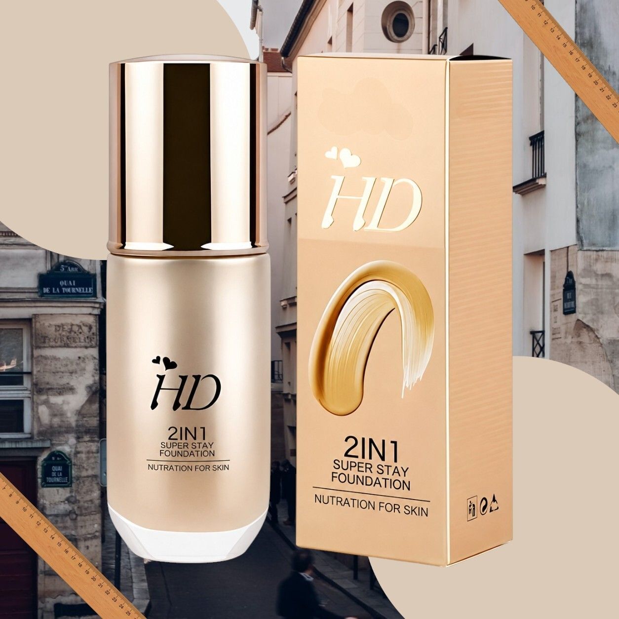 HD 2in1 Foundation | Natural Skin Perfection | Perfect Skin Foundation-image-18