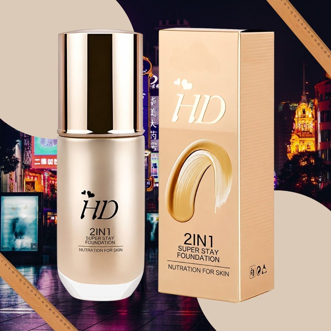 jehranlehran HD 2in1 Foundation | Natural Skin Perfection | Perfect matte Foundation-picture-47