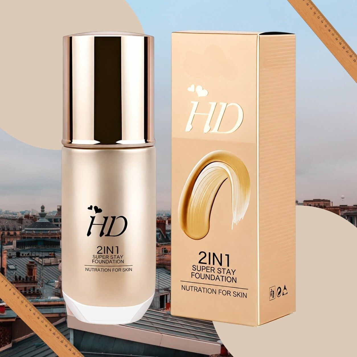 jehranlehran HD 2in1 Foundation | Natural Skin Perfection | Silk Touch Foundation-picture-10