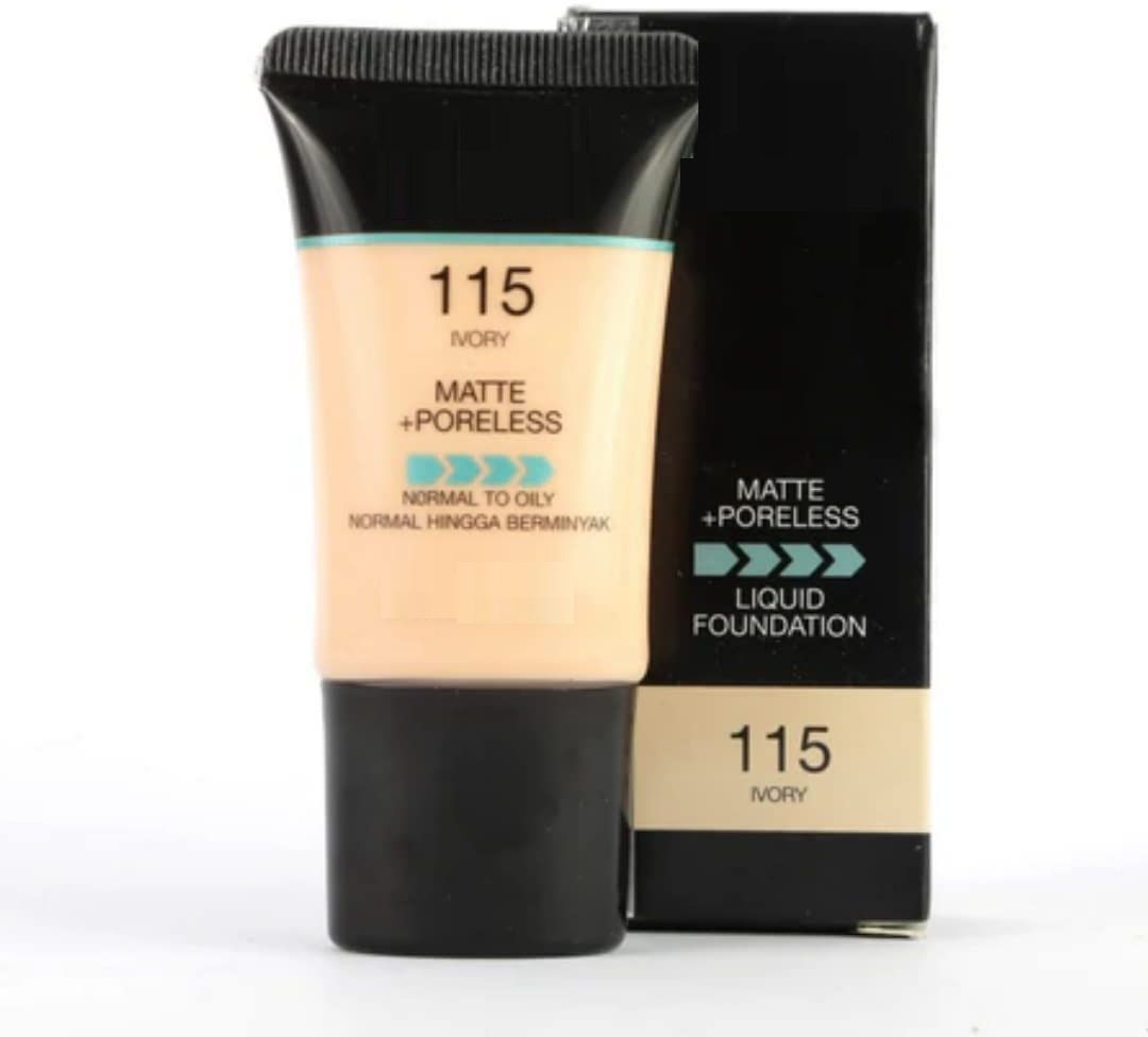 Matte+Poreless Liquid Foundation 18 ml (Shade 115) Foundation-image-20