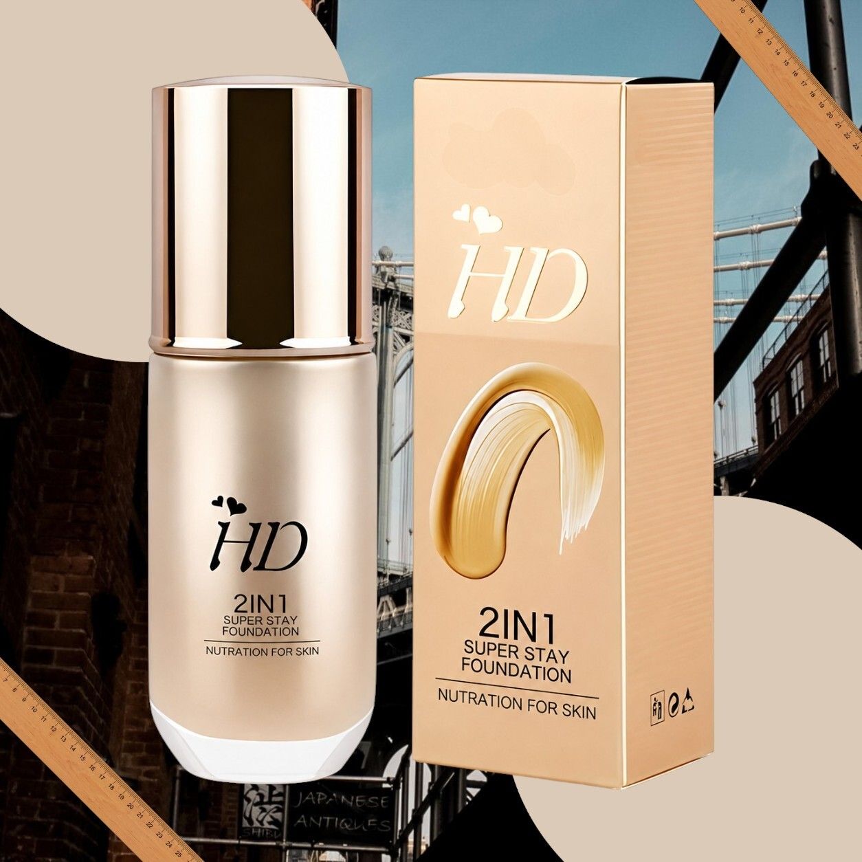 jehranlehran HD 2in1 Foundation | Natural Skin Perfection | Matte Glow Foundation-picture-15