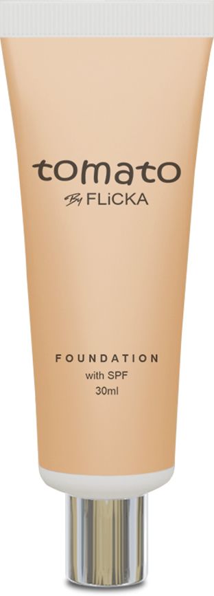 flicka Tomato Foundation For Face Makeup, 02 Beige, 30ml Foundation-picture-21