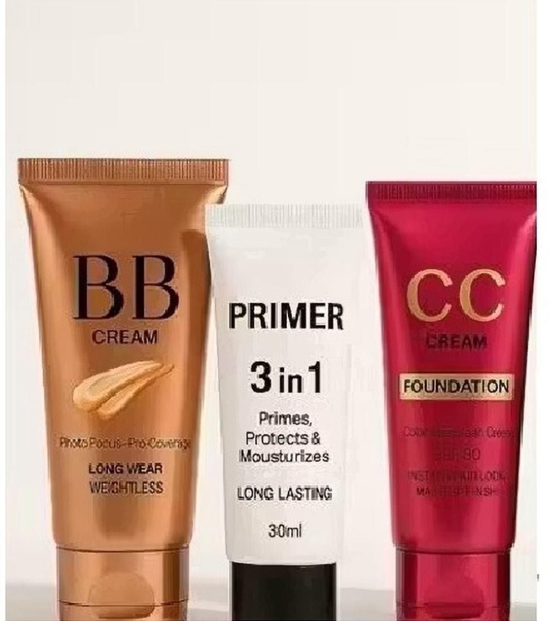 Foundation BB and CC Cream With Primer Base Face Combo Set For Women and Girls-image-28