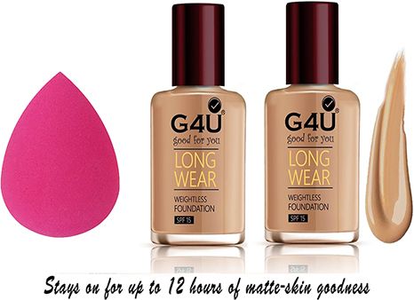 g4u HD Matte Finish Foundation | Full Coverage Liquid Base for Flawless Makeup Look Foundation-picture-28