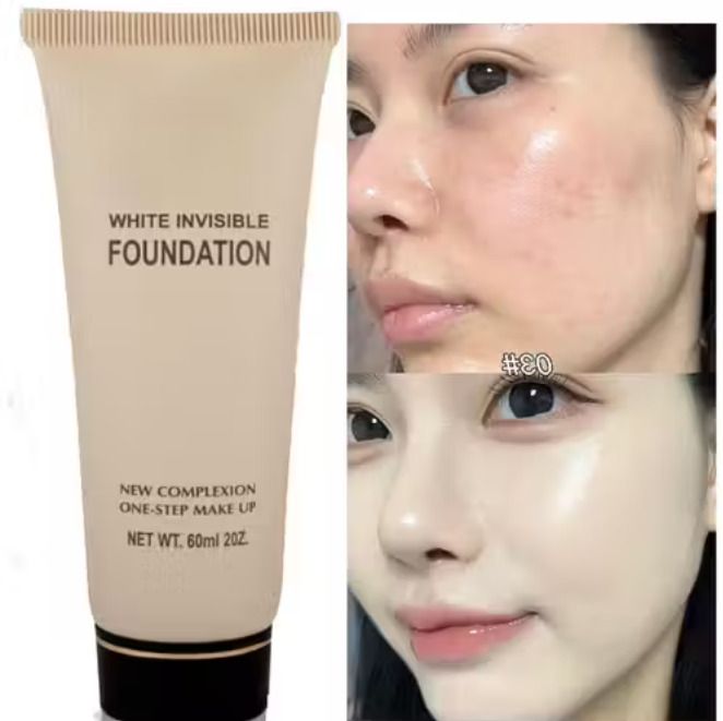 WHITE INVISIBLE FOUNDATION Ultra HD Invisible, Lightweight, Full Coverage Foundation-image-6