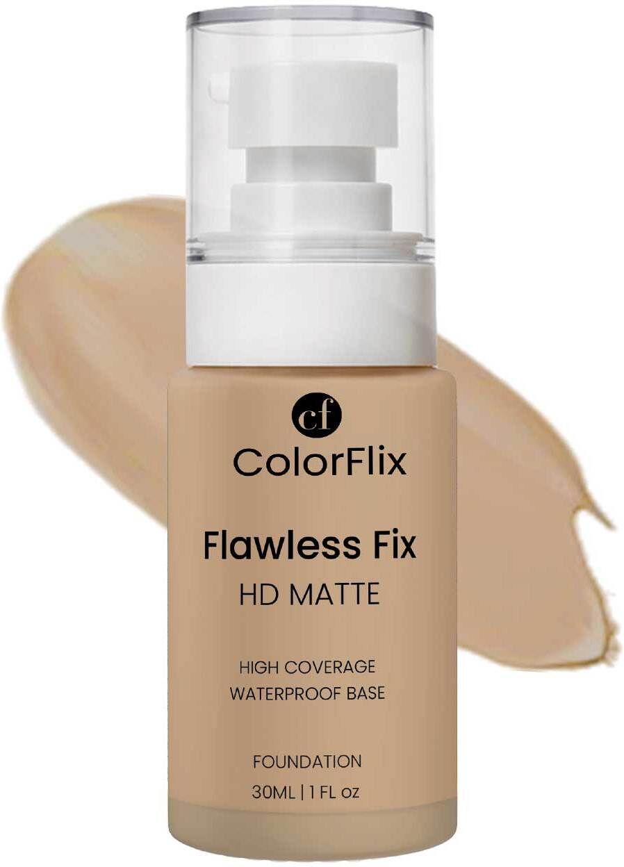 colorflix HD Matte Foundation, Flawless Fix, High Coverage, Waterproof, Oil Control Foundation-picture-17