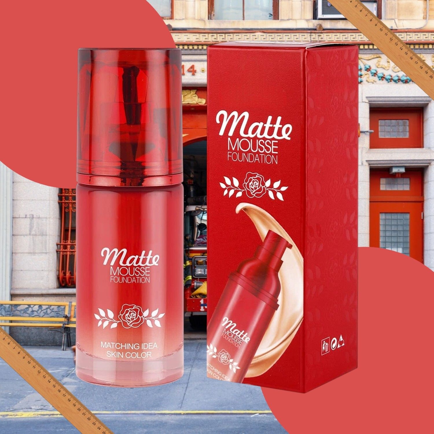 Matte Mousse Foundation | Natural Skin Perfection | Natural Blend Foundation-image-37
