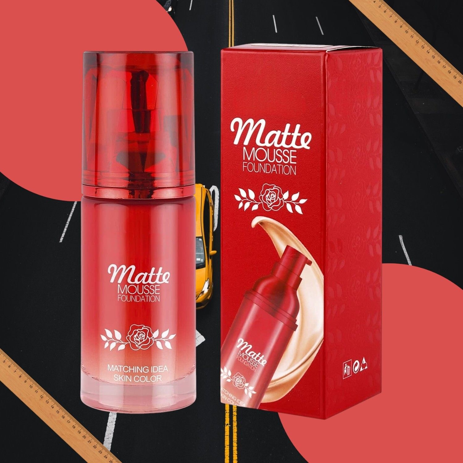 Matte Mousse Foundation | Natural Skin Perfection | Soft Wear Foundation-image-49