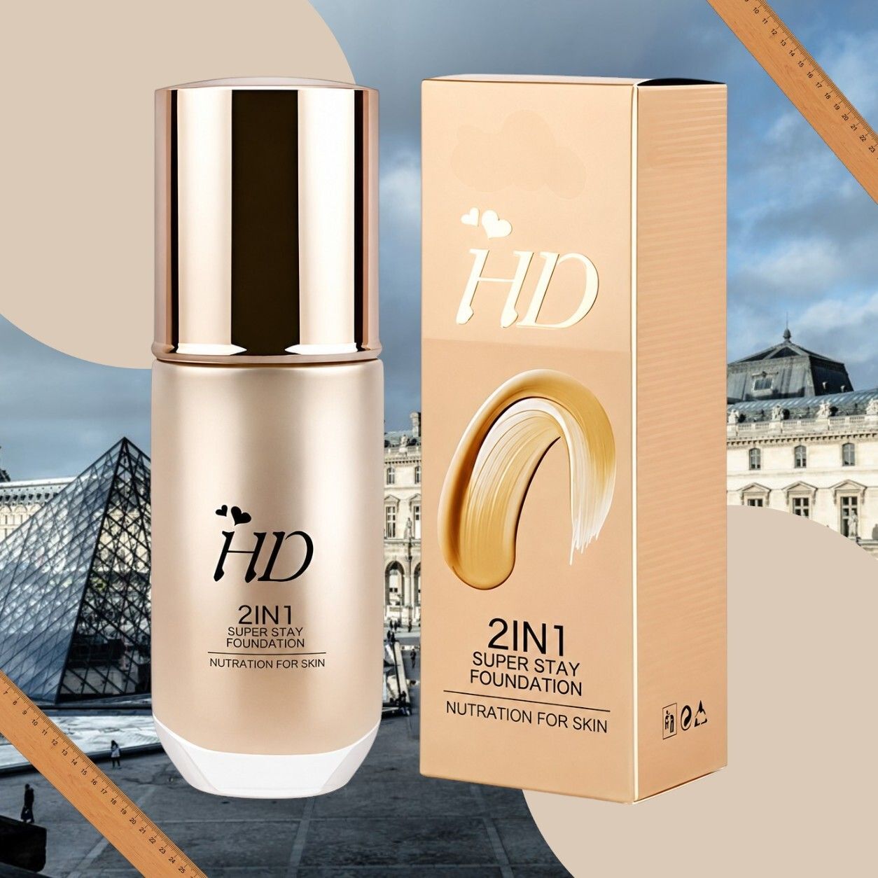 jehranlehran HD 2in1 Foundation | Natural Skin Perfection | Pore Blur Foundation-picture-12