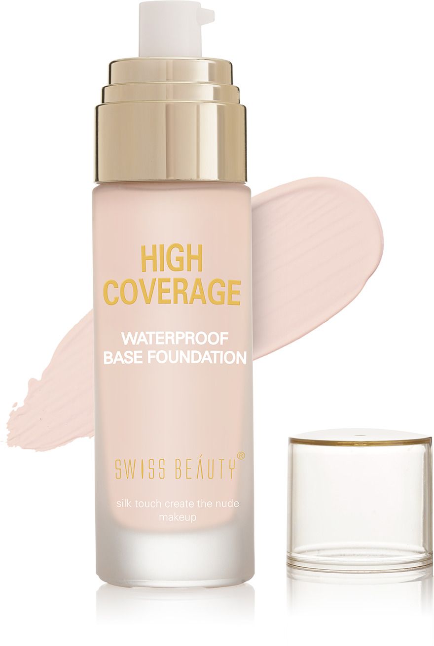 High Coverage Waterproof Foundation Rose Blush Foundation-image-45
