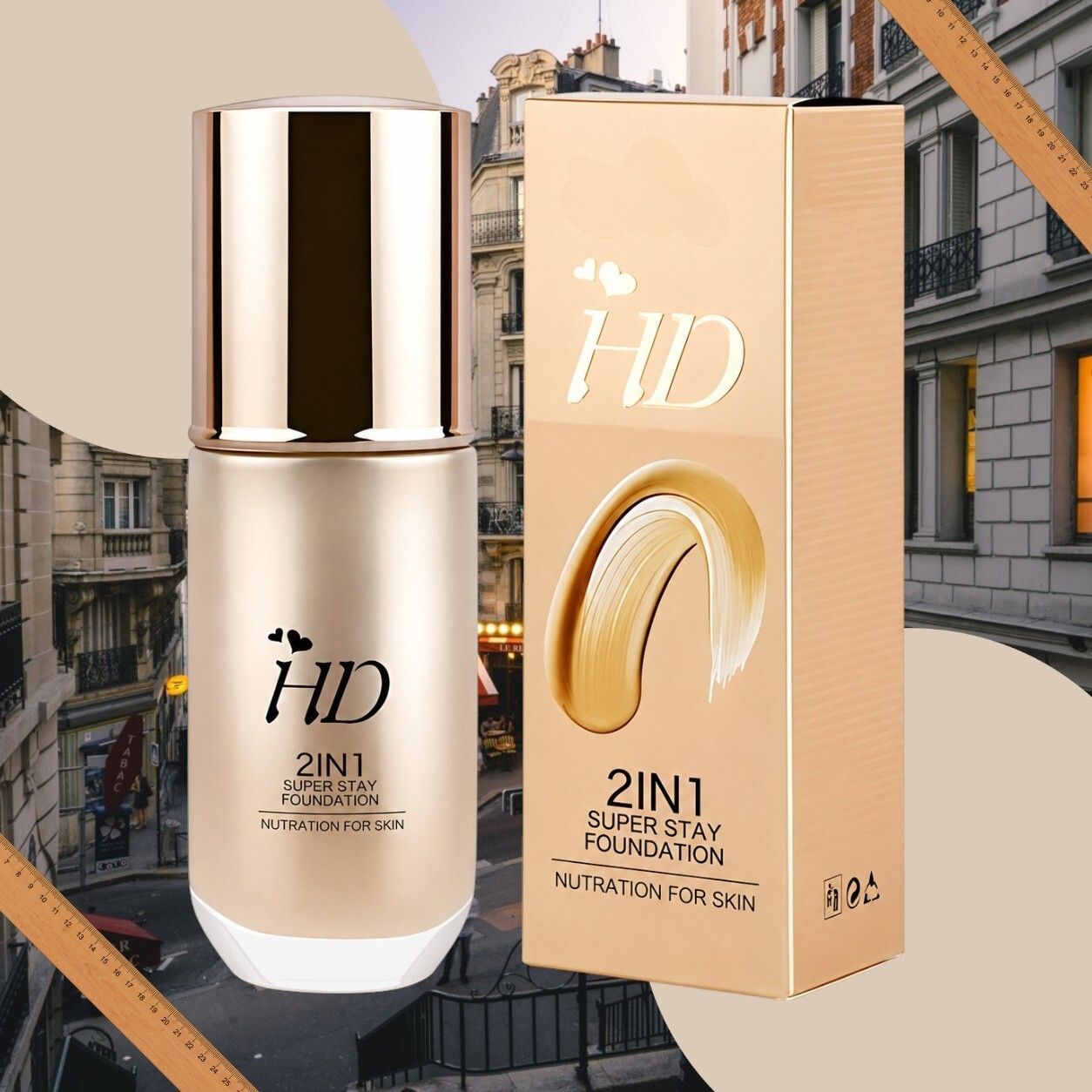jehranlehran HD 2in1 Foundation | Natural Skin Perfection | Flawless Glow Foundation-picture-23