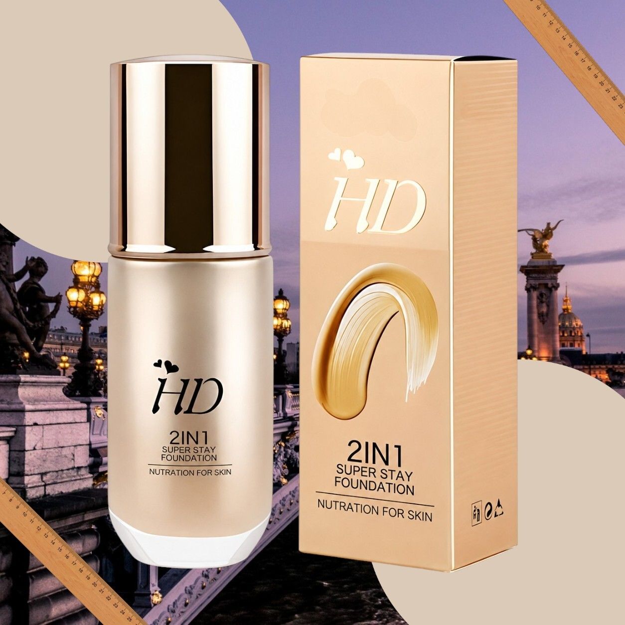 HD 2in1 Foundation | Natural Skin Perfection | Fresh Skin Foundation-image-46