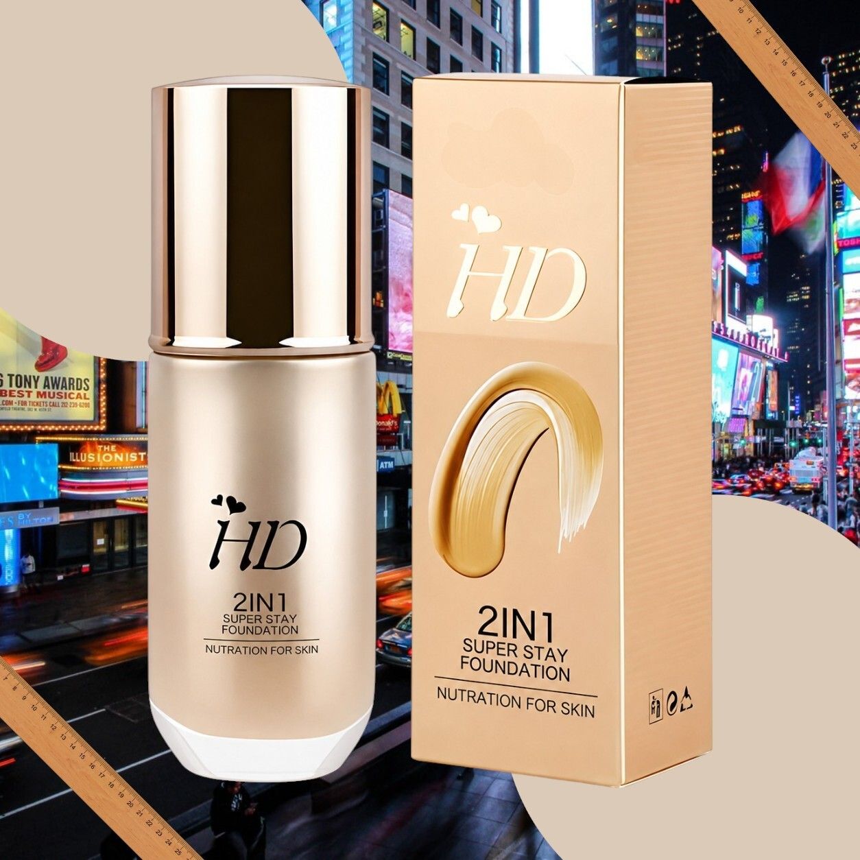 jehranlehran HD 2in1 Foundation | Natural Skin Perfection | Natural Blend Foundation-picture-36