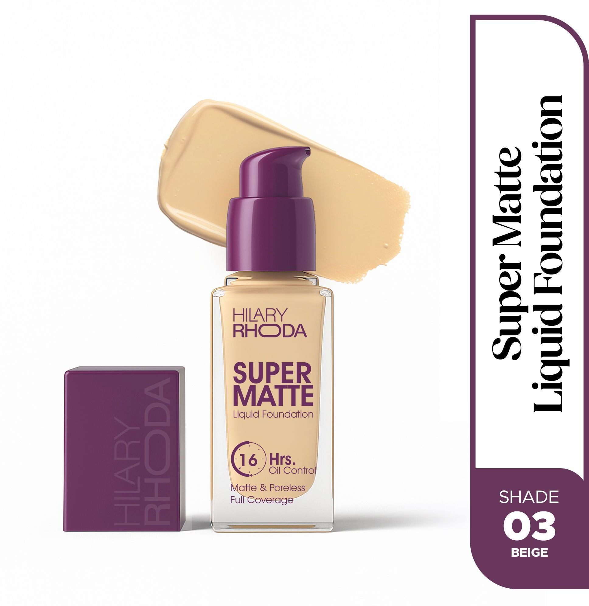 hilary rhoda Super Matte Liquid Foundation with Spf 20 | Matte & Poreless Finish Foundation-picture-27