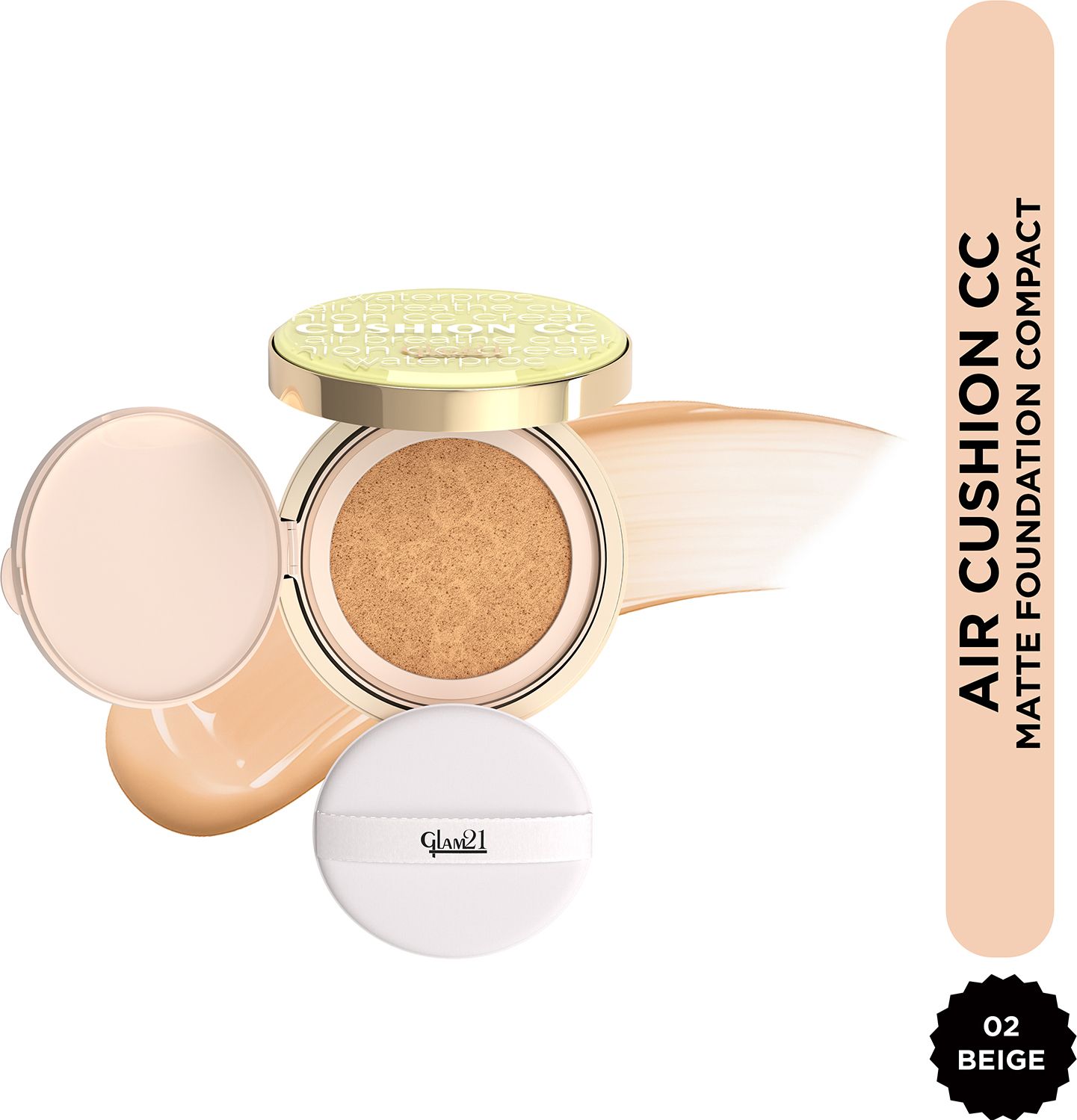 Air Cushion CC Matte Foundation Compact | SPF30 | Lightweight | Long Lasting Foundation-image-11