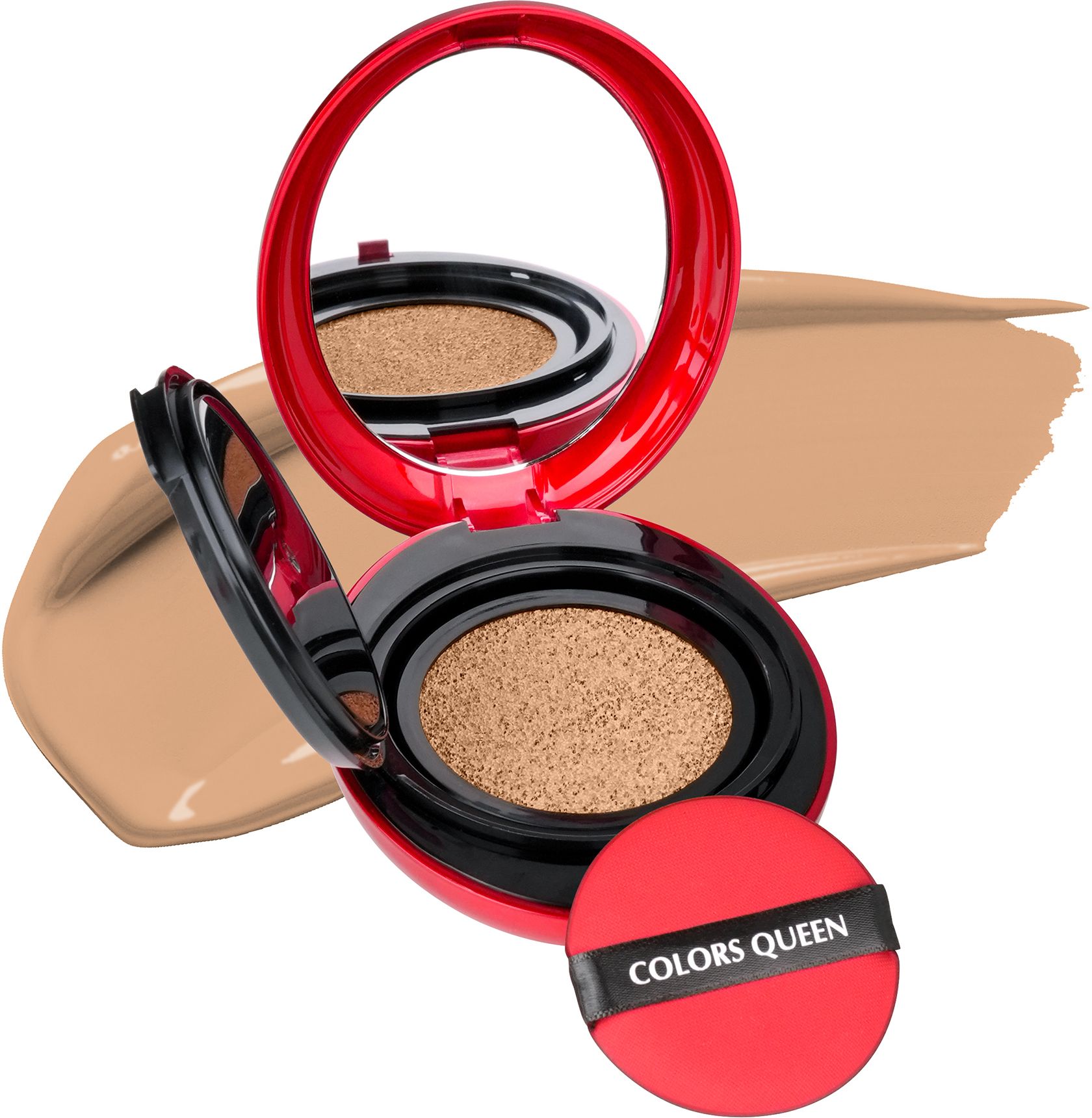 colors queen Mask Fit Red Cushion Foundation, 72Hrs Long Lasting, Satin Finish, Full Coverage Foundation-picture-19