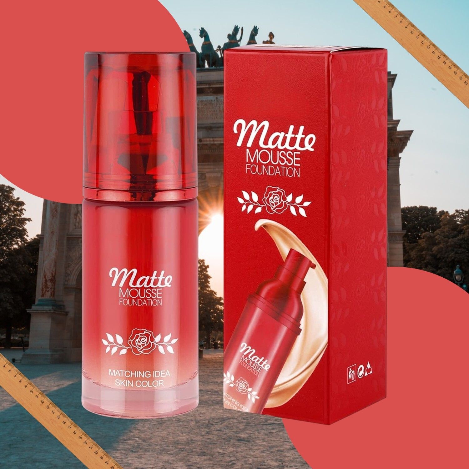 Matte Mousse Foundation | Natural Skin Perfection | Soft Beige Foundation-image-2