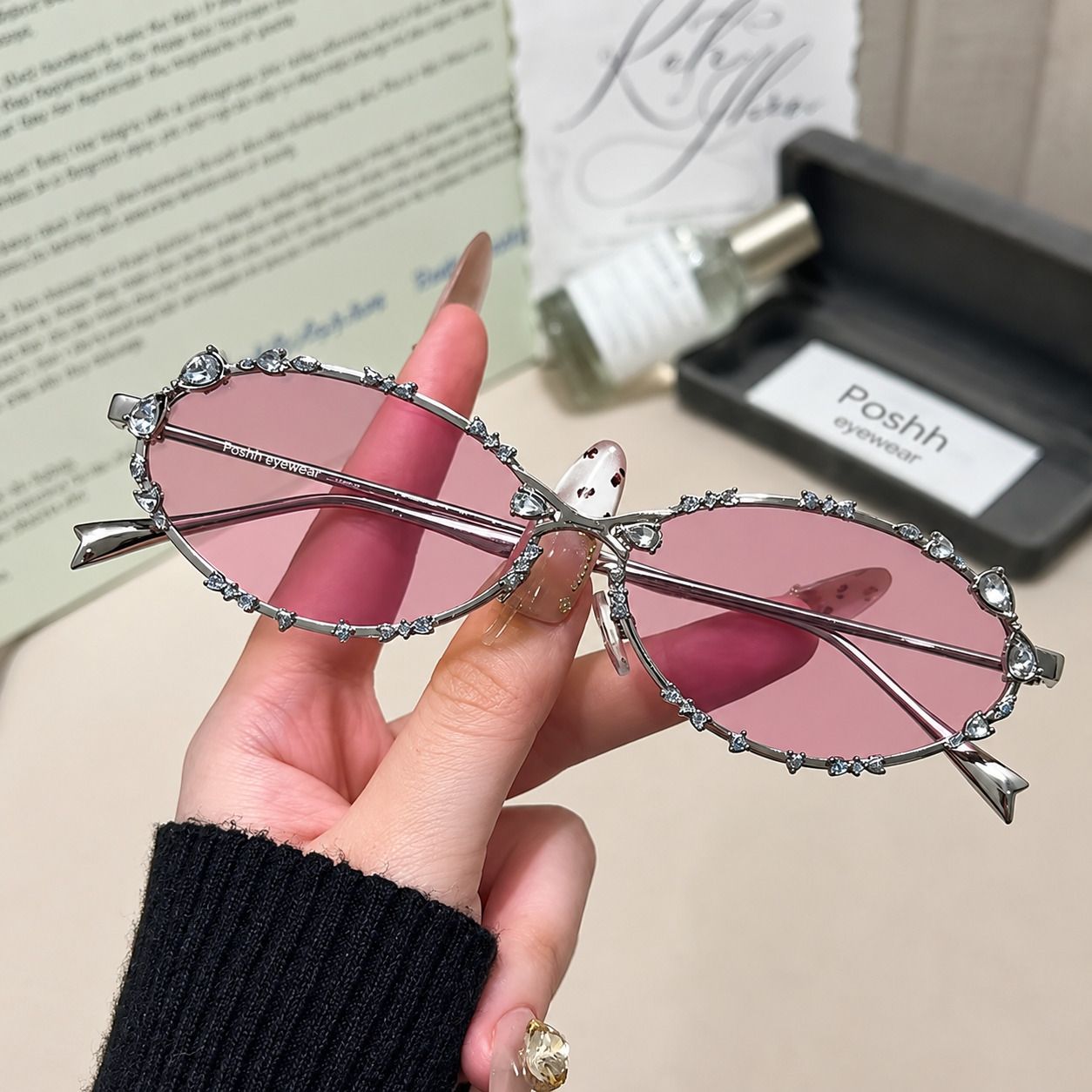poshh eyewear UV Protection Butterfly Sunglasses (Free Size)-picture-16