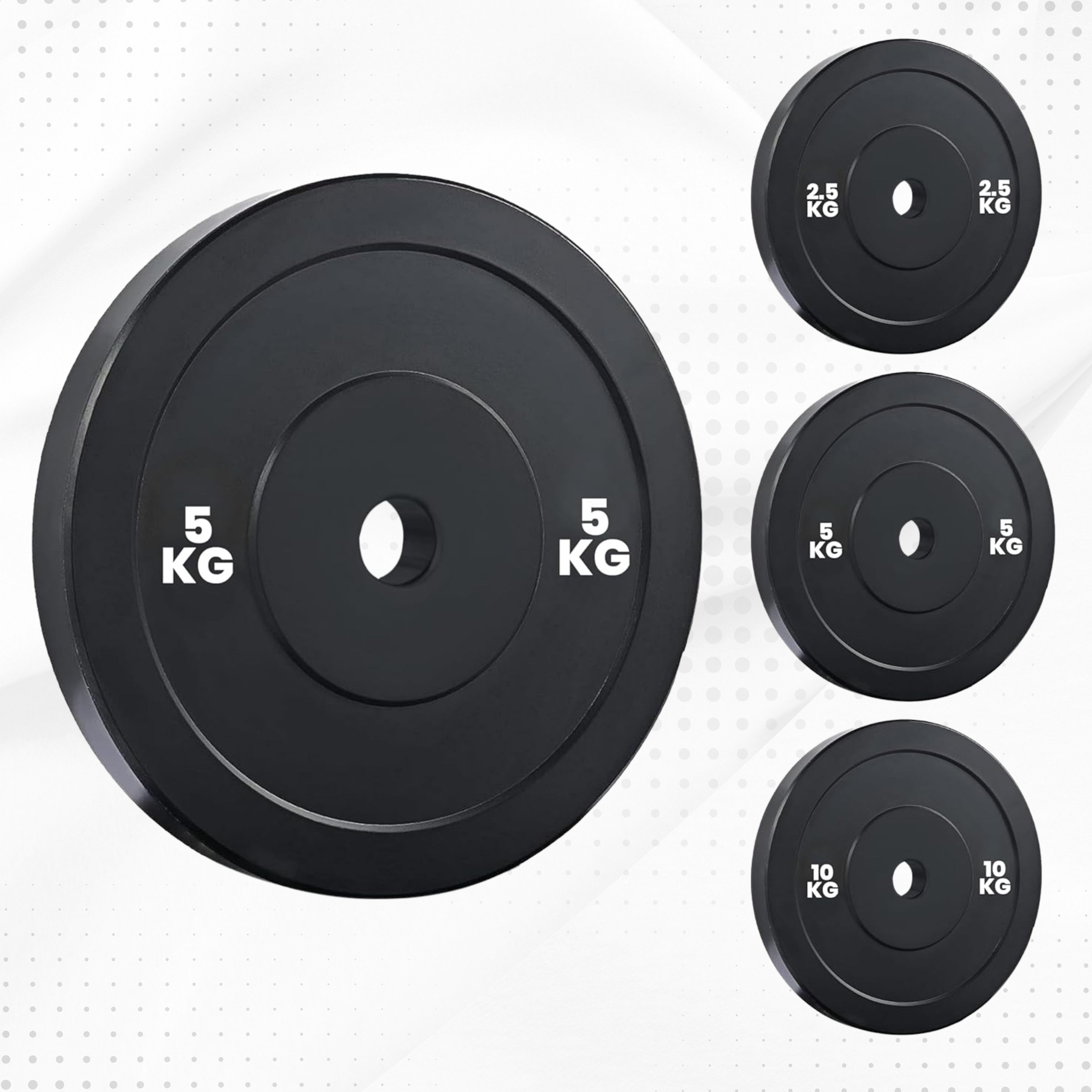 bullar 20 kg Rubber Standard Weight Plates for Home Gym, Commercial Gym, Weightlifting Home Gym Combo-picture-27
