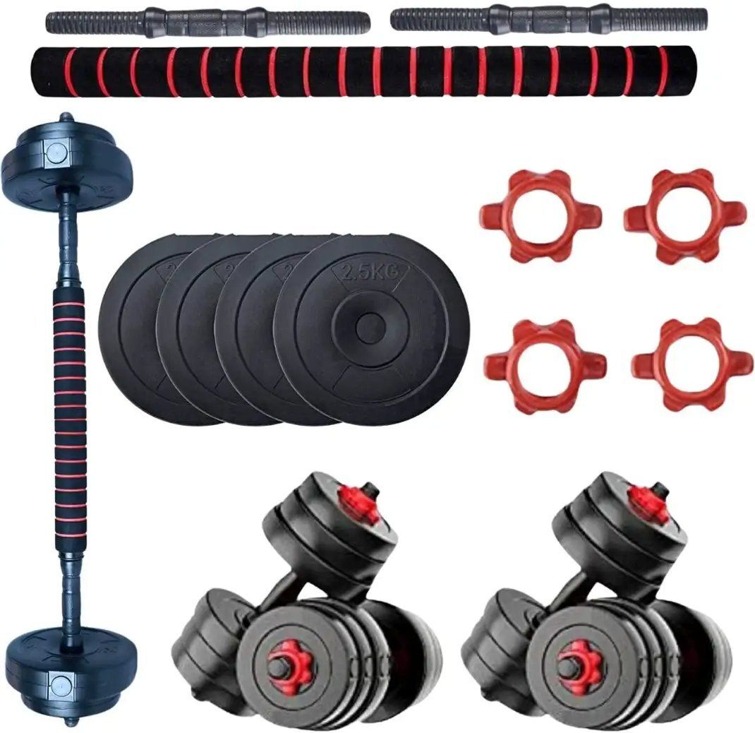 20 kg (2KG X 4 + 3KG X 4) Dumbbell SET Home Gym Combo