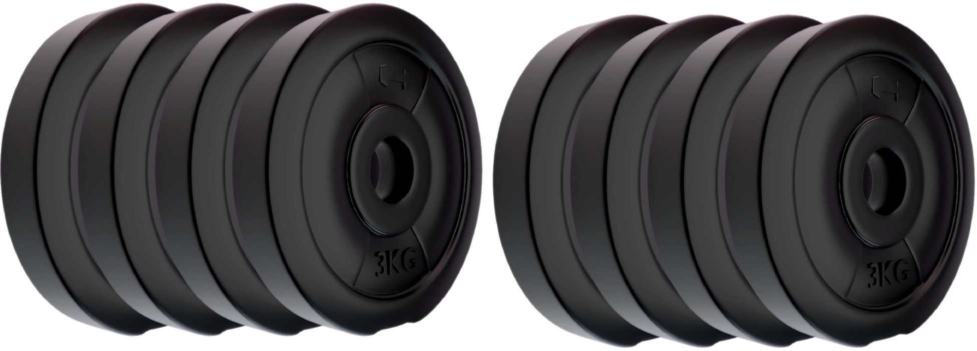 adrenex by flipkart 24 kg 24kg Combo PVC (3 Kg X 8 ) Home Gym Combo-picture-16