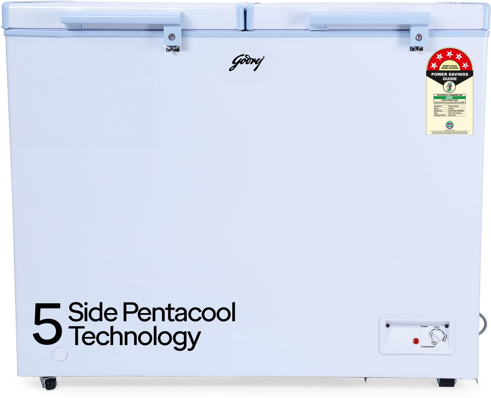 godrej 300 L Double Door Standard Deep Freezer-picture-47
