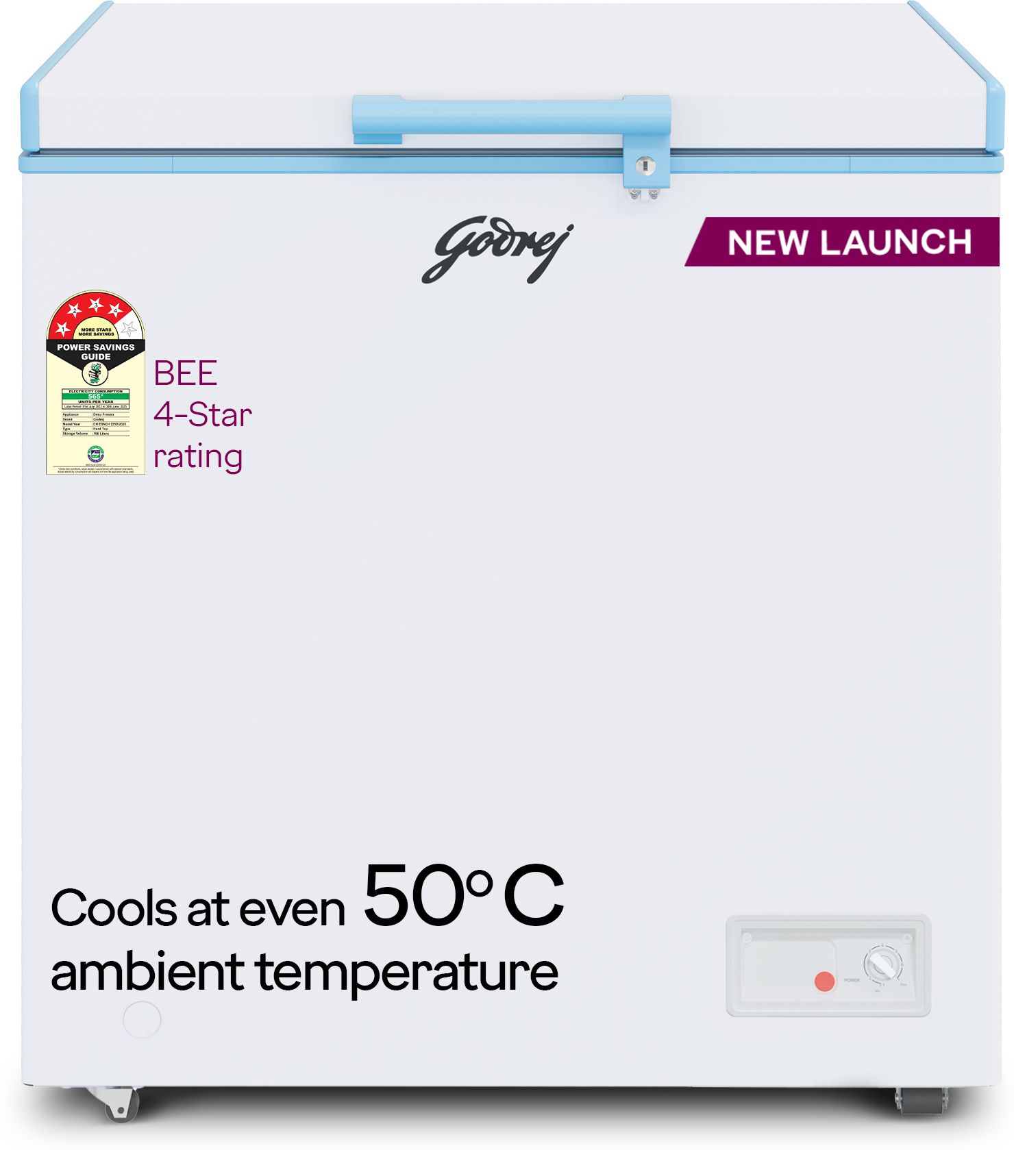 207 L Single Door Standard Deep Freezer