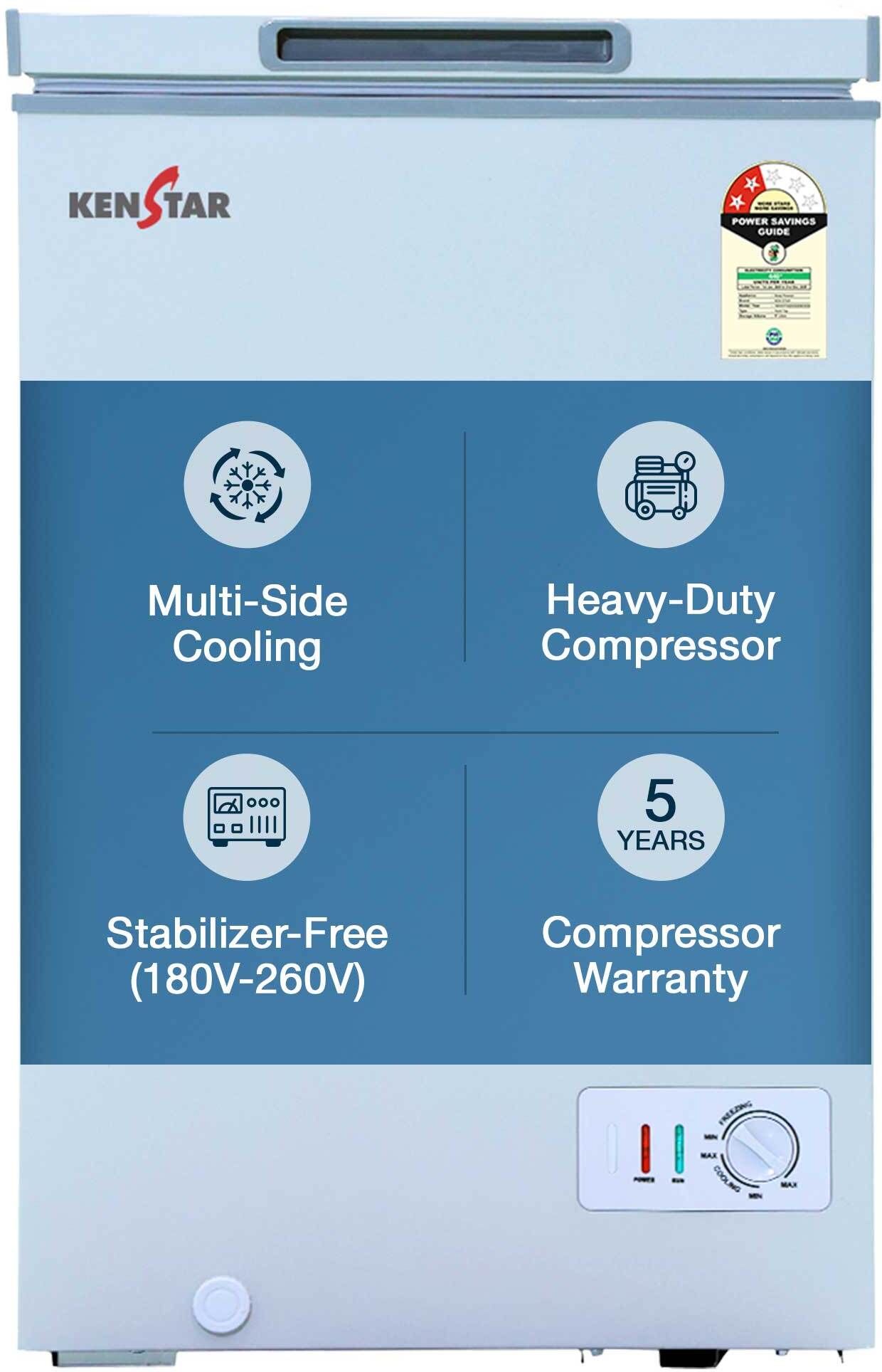 101 L Single Door Standard Deep Freezer