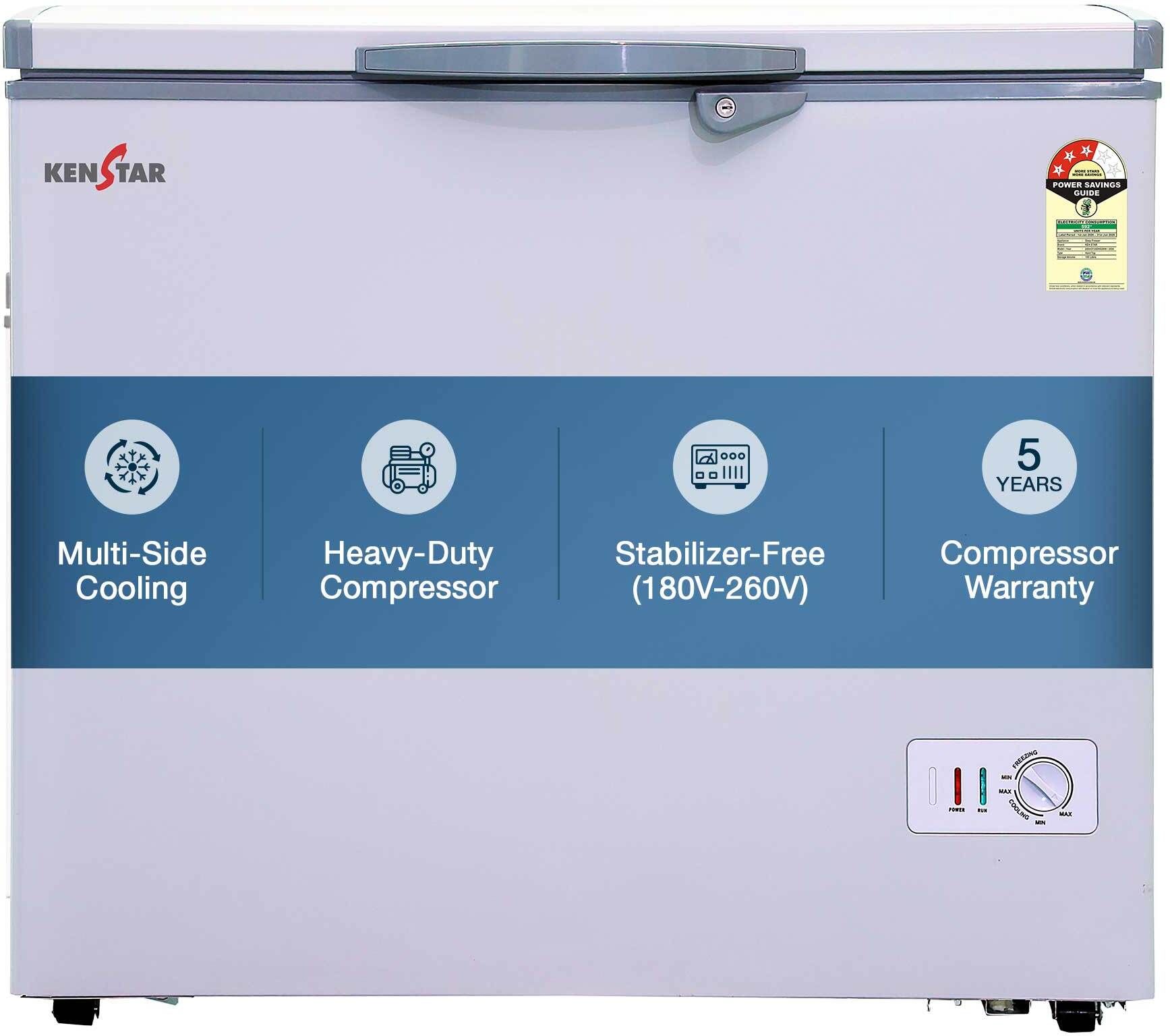 192 L Single Door Standard Deep Freezer