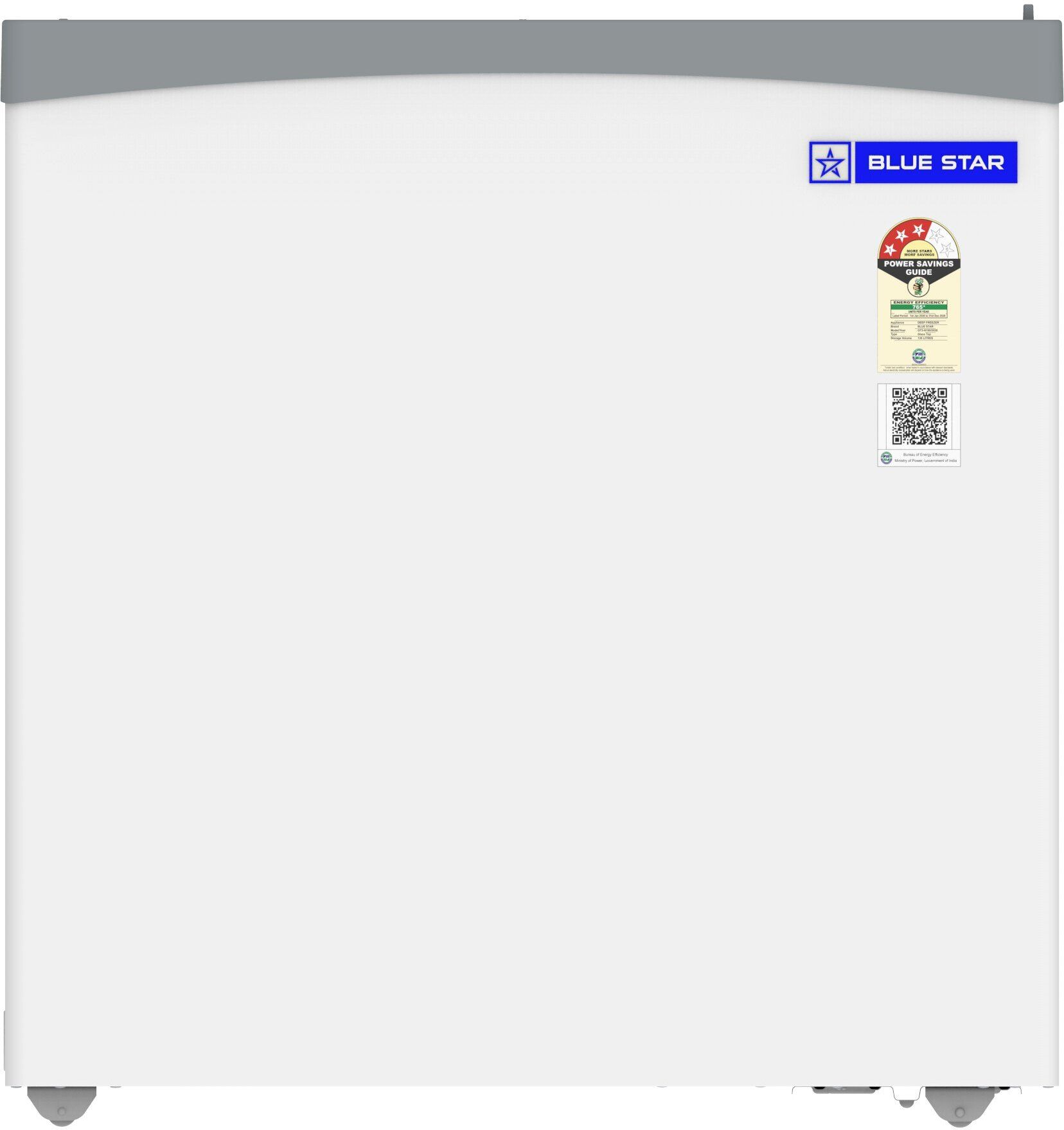 blue star 136.0 L Double Door Glass Top Deep Freezer-picture-37