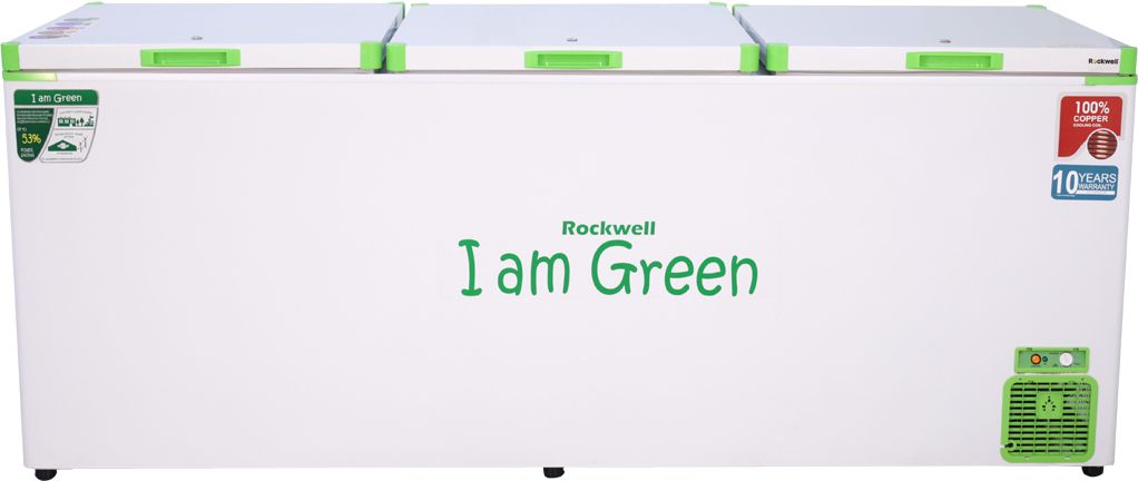 1210 L Triple Door Convertible Green Deep Freezer-image-24