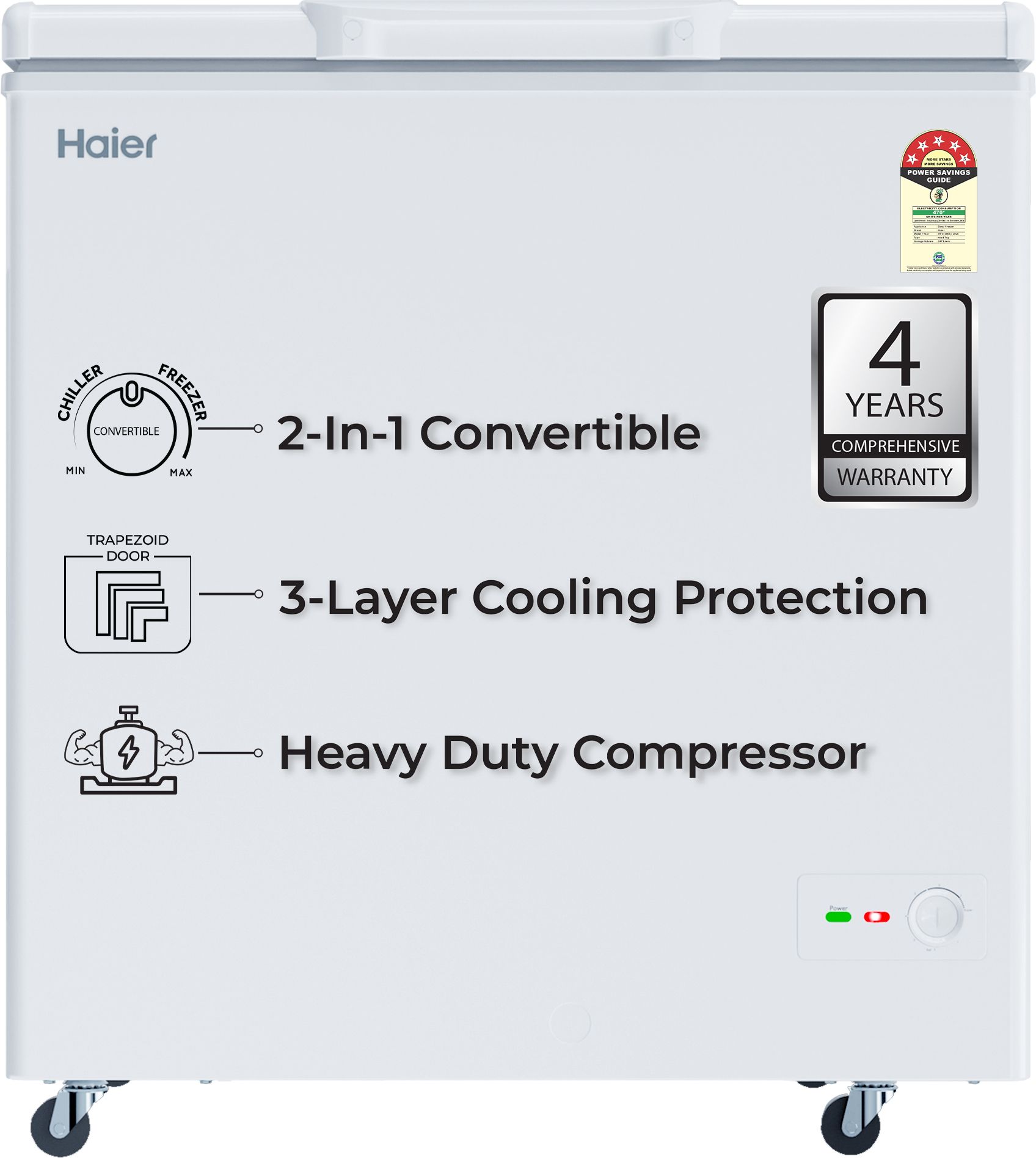 146 L Single Door Standard Deep Freezer-image-32