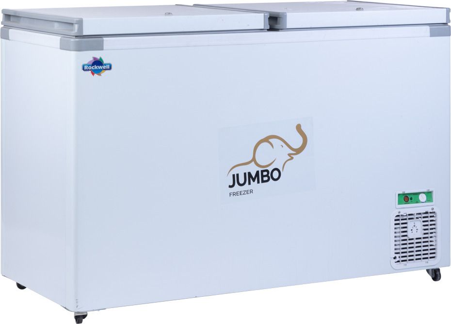 453 l double door standard deep freezer