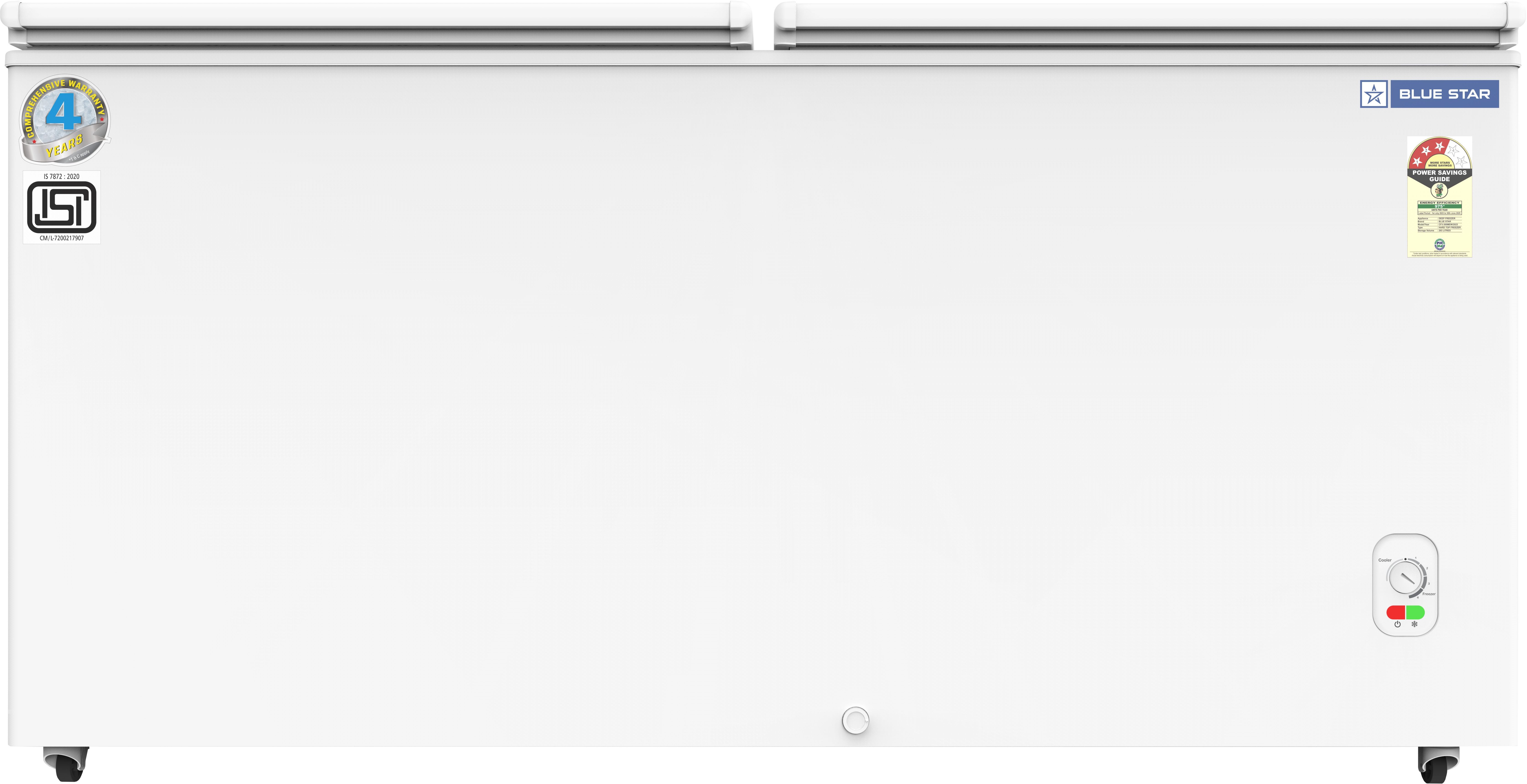 301 L Double Door Standard Deep Freezer