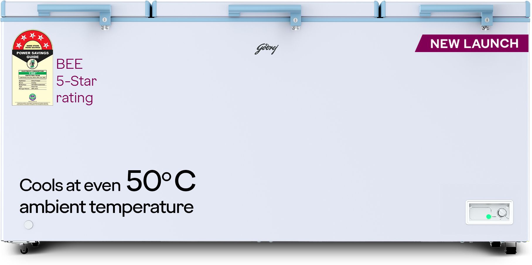 godrej 594 L Triple Door Standard Deep Freezer-picture-24