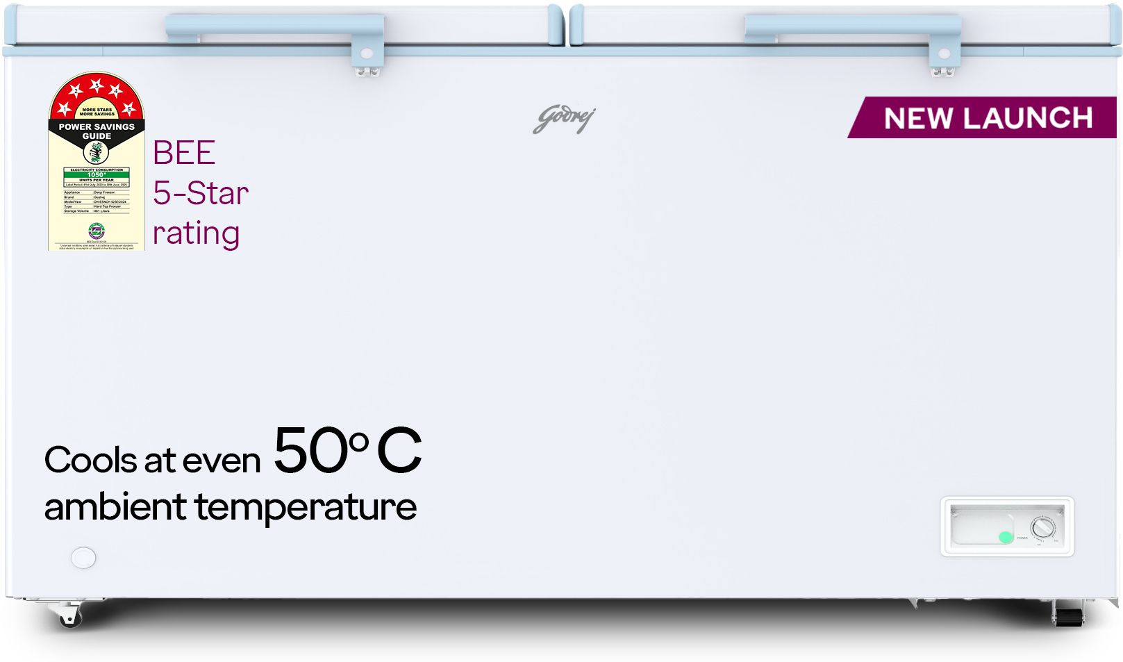 505 L Double Door Standard Deep Freezer-image-20