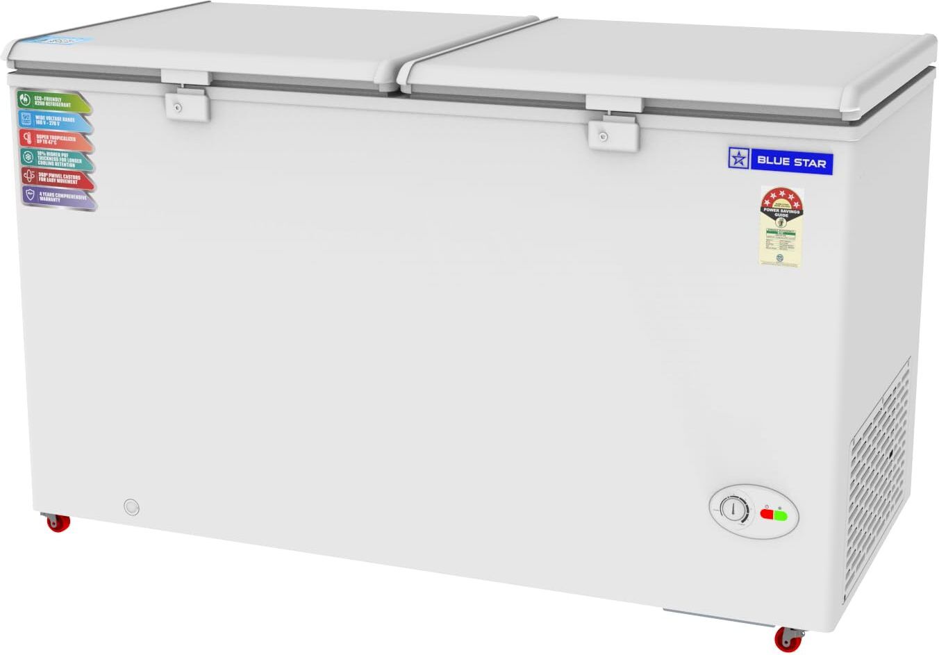 blue star 410 L Double Door Standard Deep Freezer-picture-39