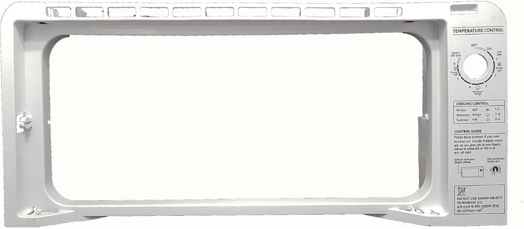 payflip Freezer Frame Compatible For Samsung Single Door (Hole Shaped Lock) White Fridge Door Shelf-picture-37